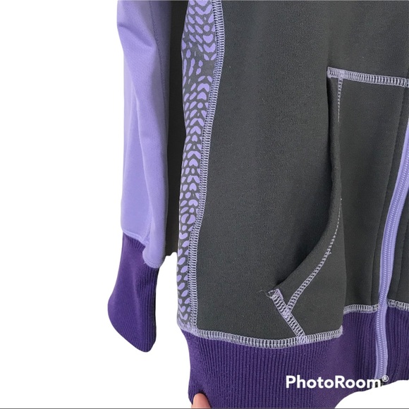 Nike Therma-Fit Purple Zip Up Hooded Sweatshirt - Picture 3 of 11